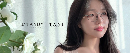 We distribute the TANDY and TANI brands in Korea and directly produce SWISS E-FLXE. We are a professional eyewear company that handles design, production, and distribution.